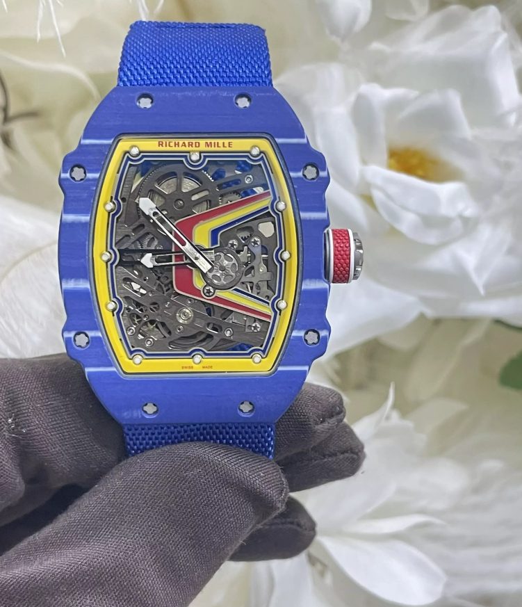 CNC커스텀 리차드밀 페르난도 알론소 에디션 블루 카본 RM67-02