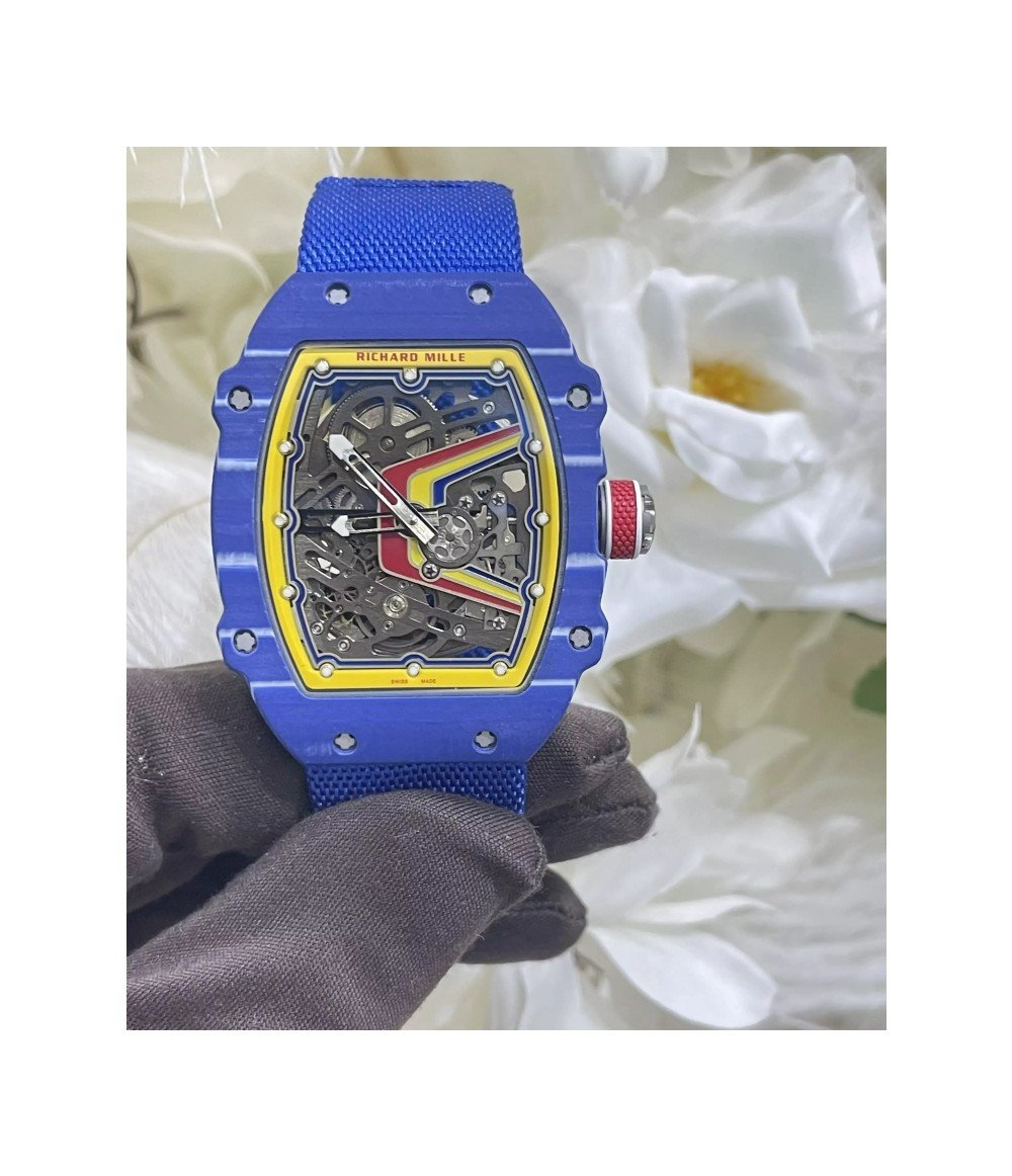 CNC커스텀 리차드밀 페르난도 알론소 에디션 블루 카본 RM67-02