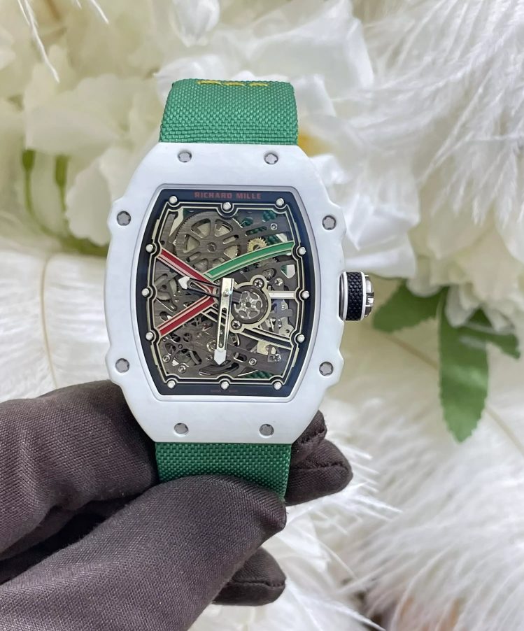 CNC커스텀 리차드밀 아랍에미리트 에디션 화이트 카본 RM67-02