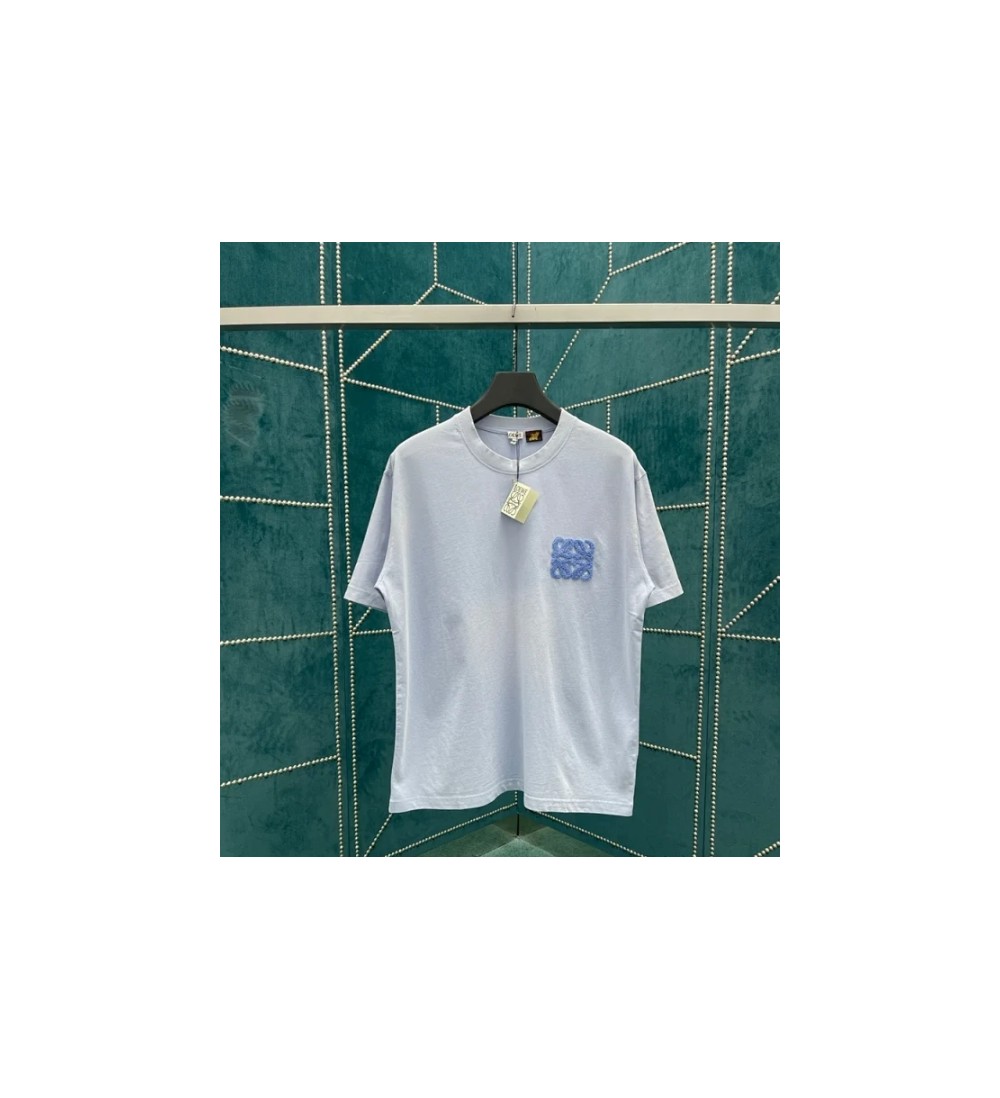 로에베 아나그램 엠보싱 로고 반팔 티셔츠
