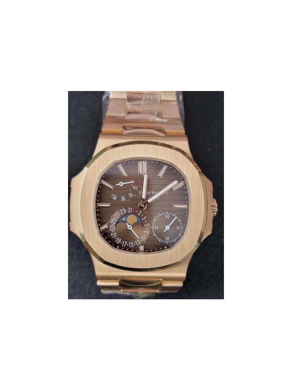 CNC 파텍필립 노틸러스 문페이즈 5712R 18K 로즈골드