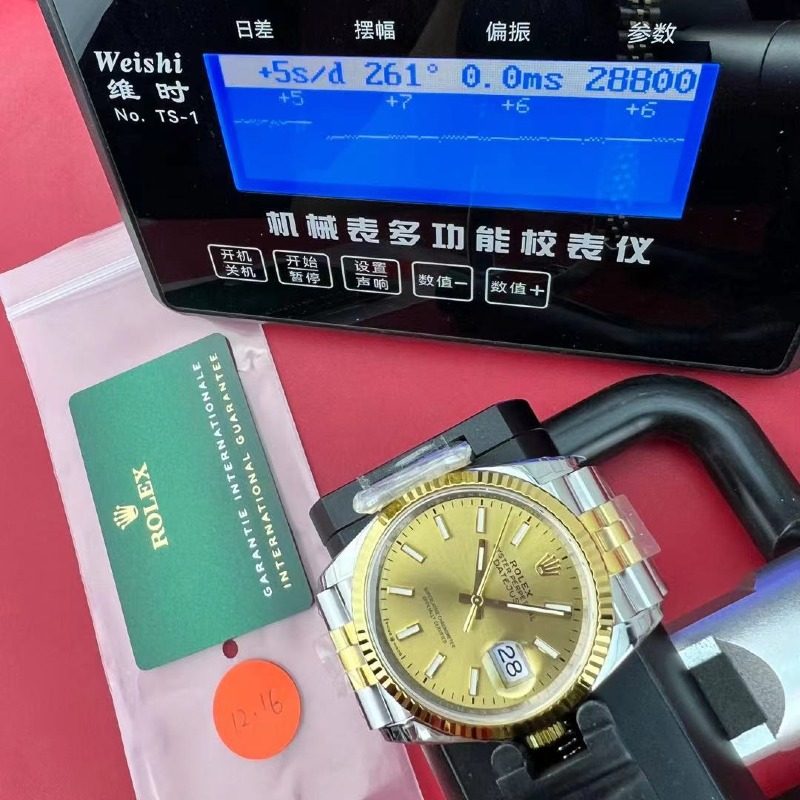 [더빠른배송] VS 데이저스트 36mm 옐골 콤비 골드다이얼 바인덱스 QC완료