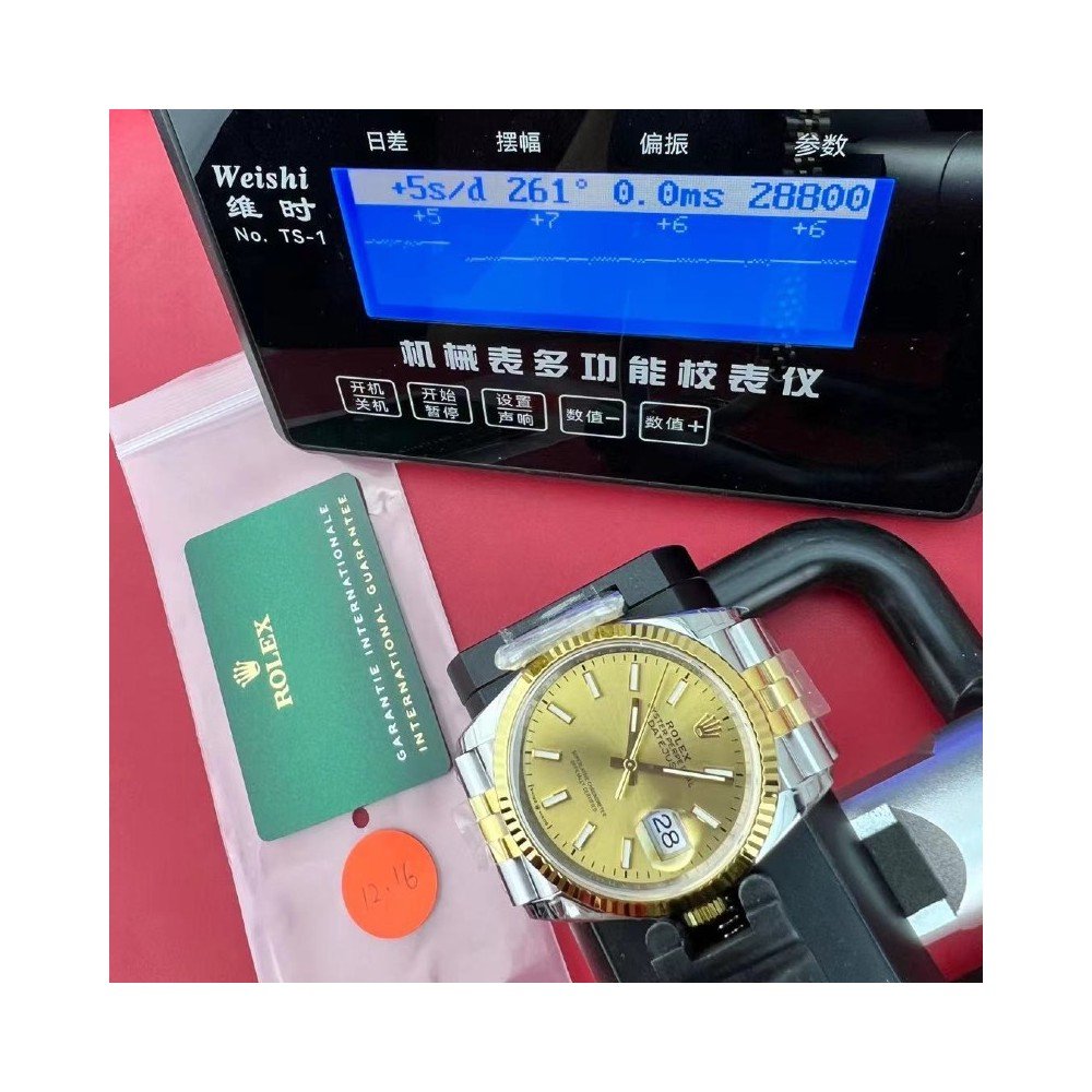 [더빠른배송] VS 데이저스트 36mm 옐골 콤비 골드다이얼 바인덱스 QC완료